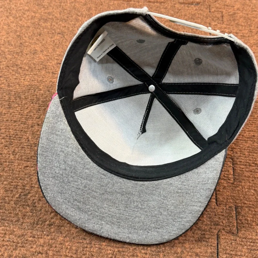 A+ DC Comics Batman Kids Snapback Hat Gray Heather Graphic Brim Baseball Cap
